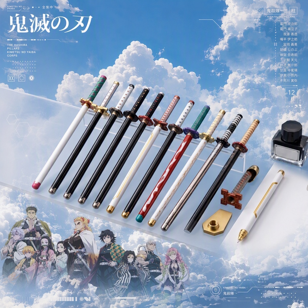 Cosplay Prop Dagger - Sabre Demon Slayer de 7,8 pouces,