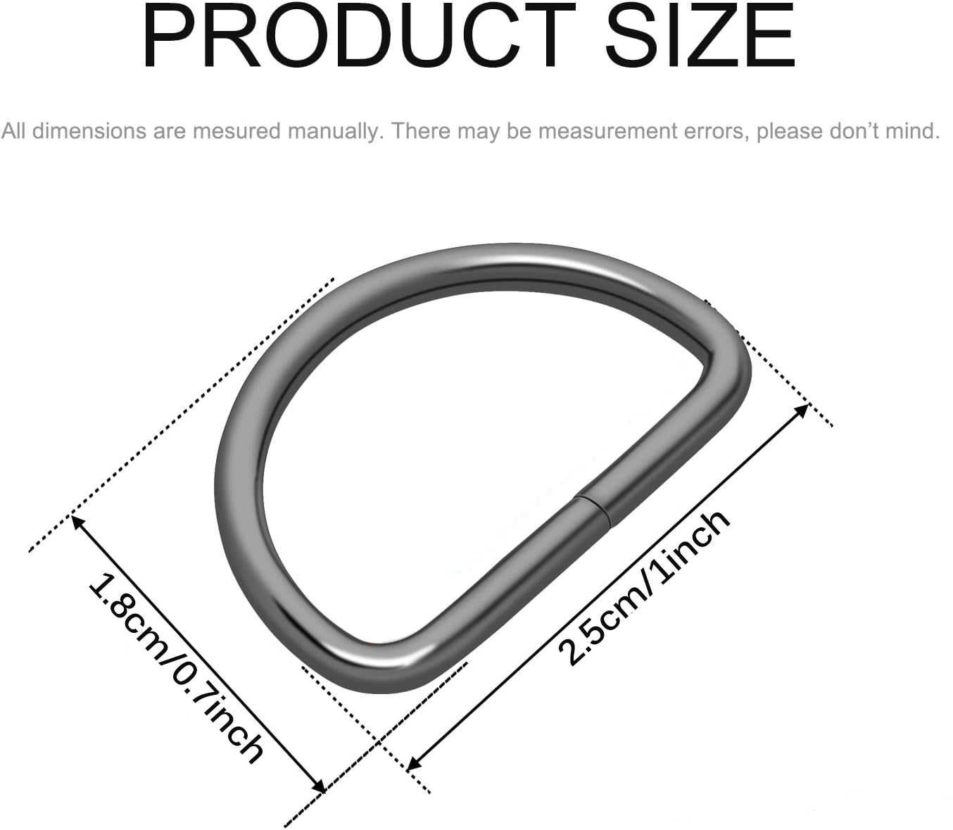 Boucle en métal en forme de D, - D Ring Strap avis et prix