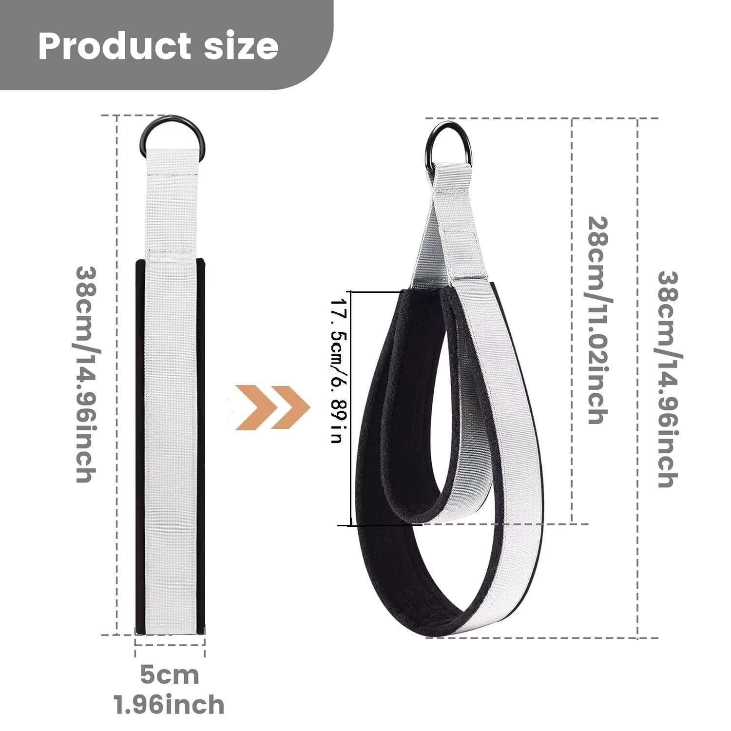Sangles de boucle pour Pilates - D Ring Strap avis et prix